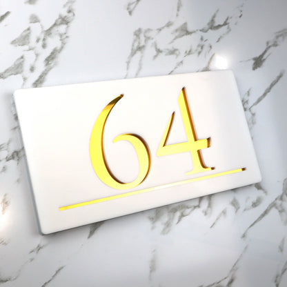 Bellissima H3 A4 House Sign