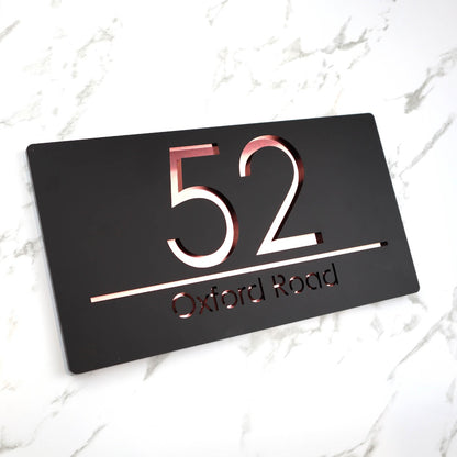 Bellissima H3 A4 House Sign