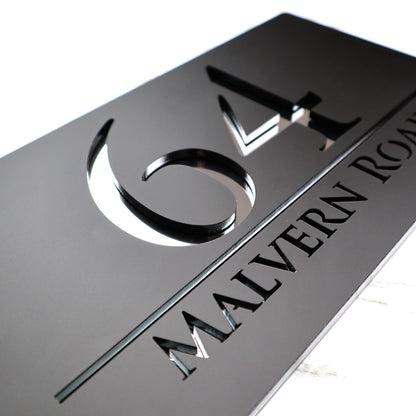 Bellissima H3 A4 House Sign