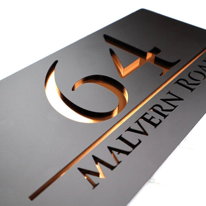 Bellissima H3 A4 House Sign