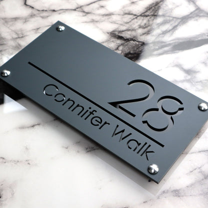Luxe H1 A4 House Sign