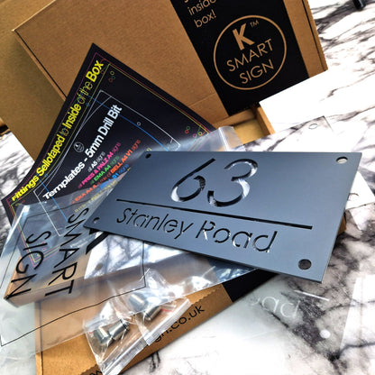 Luxe H1 A4 House Sign