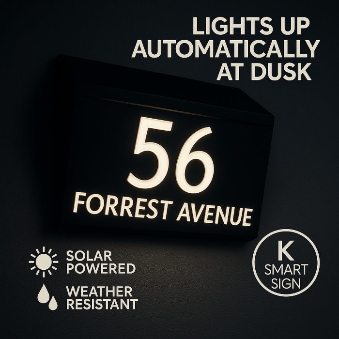 La Luce H3 A5 House Sign