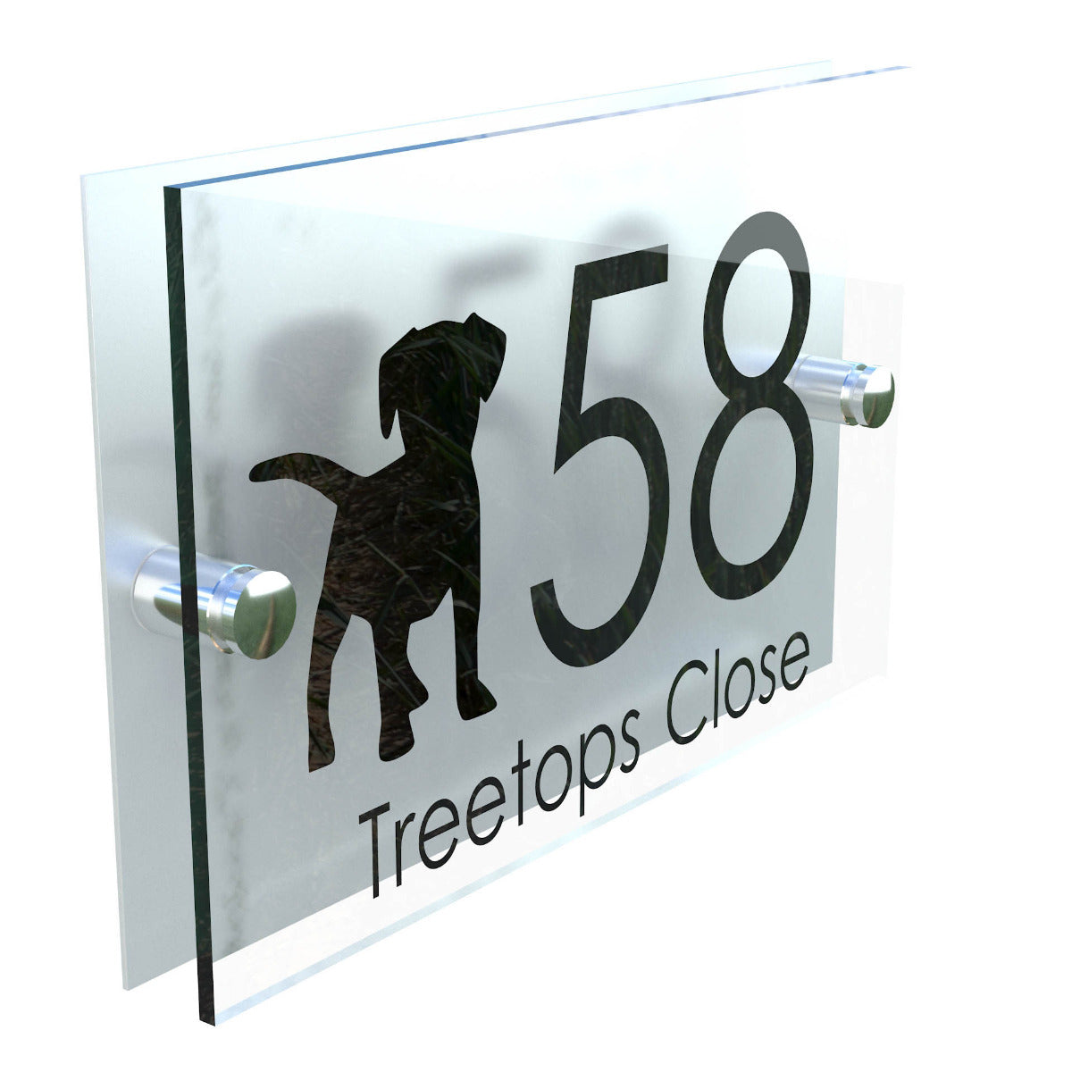Decorative A5 House Sign