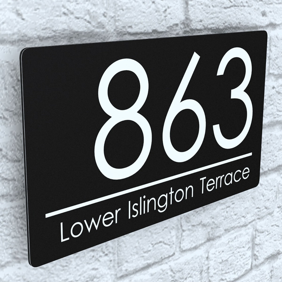 Exalted H1 A4 House Sign