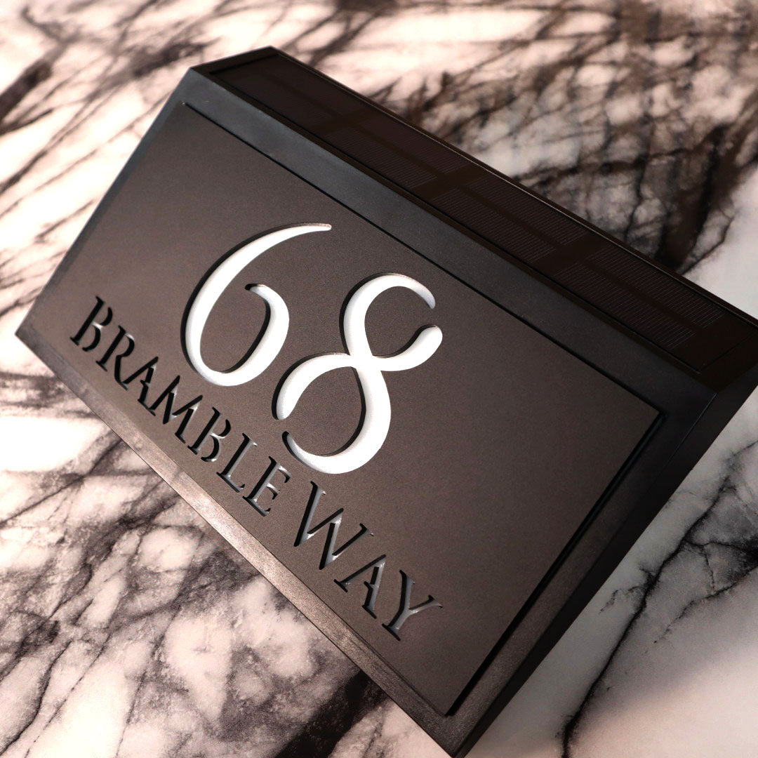 La Luce H3 A4 House Sign
