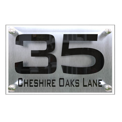 Prestige A4 House Sign