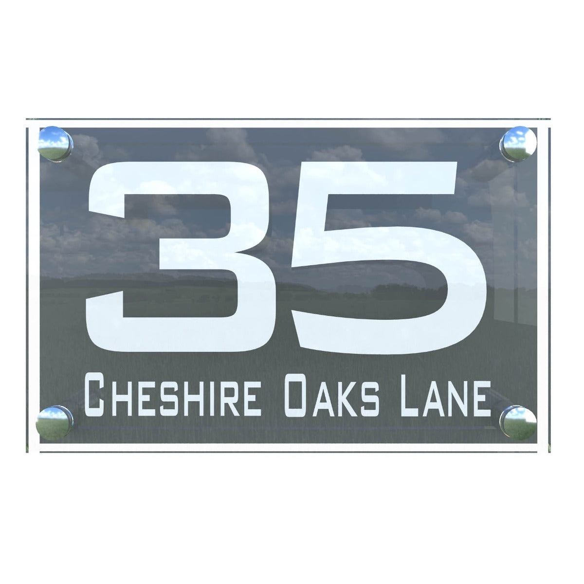 Prestige A4 House Sign