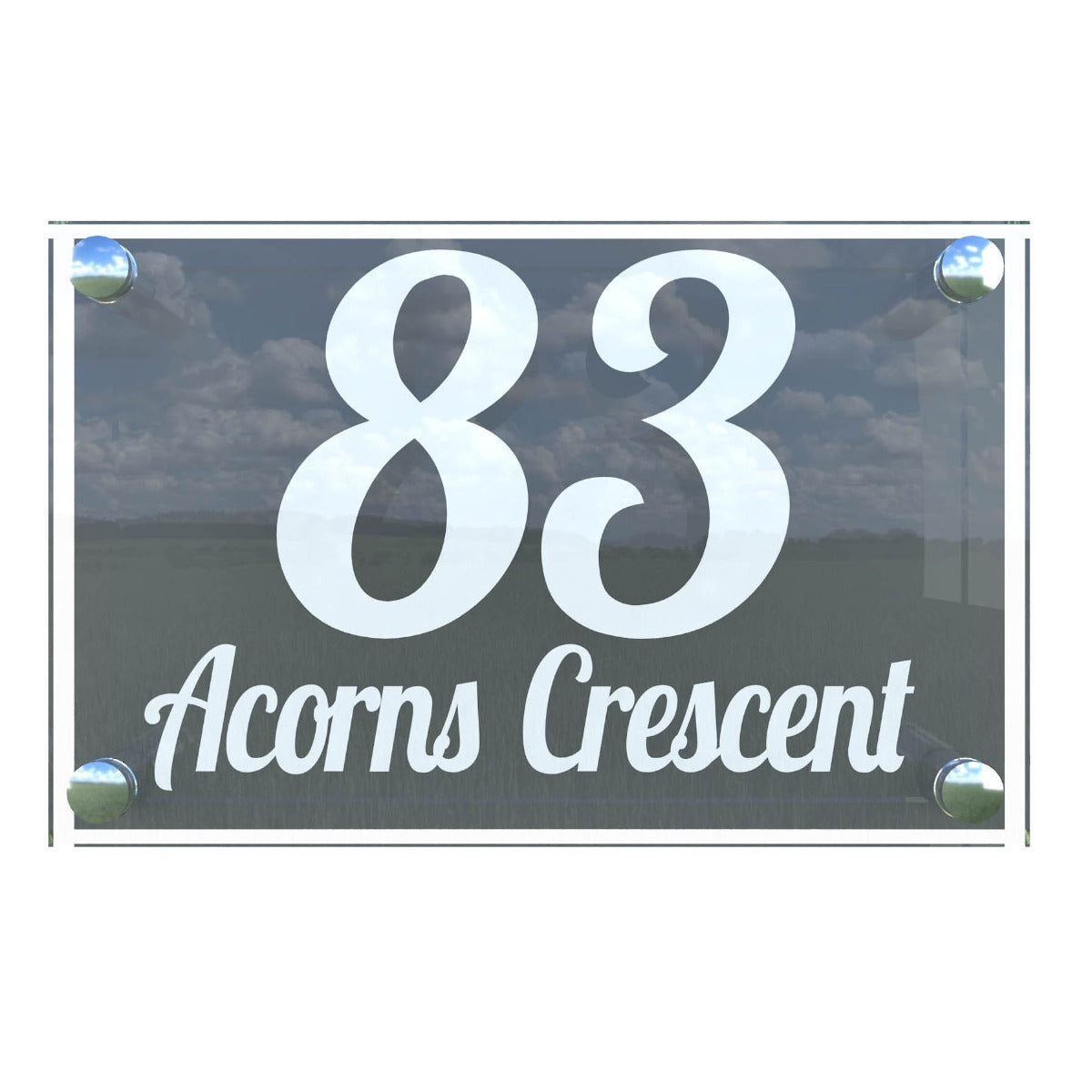 Prestige A4 House Sign