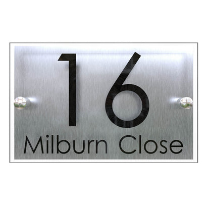 Prestige A5 House Sign
