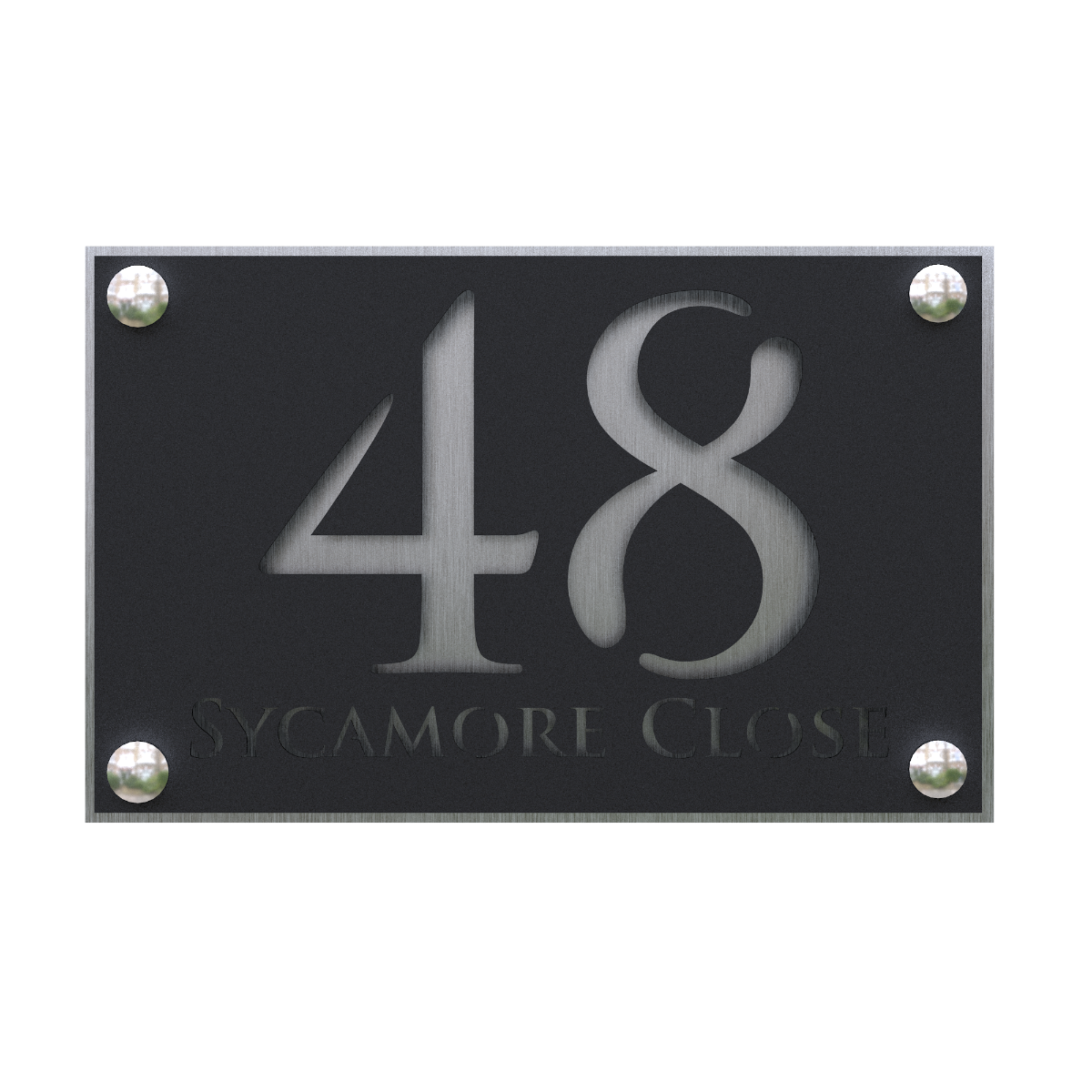 Simpatico A4 House Sign