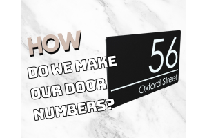 how do we make our door numbers