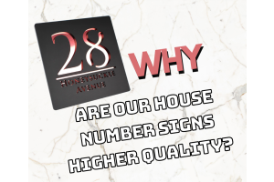 house number signs quality