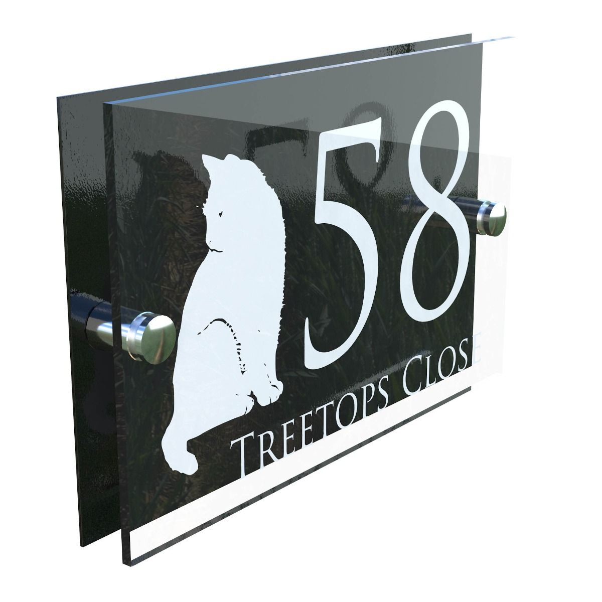 Decorative A5 House Sign