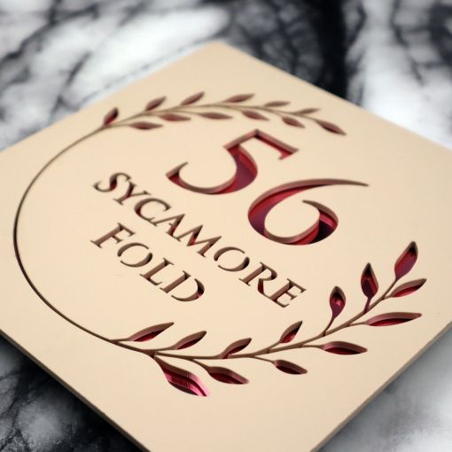 Bellissima Decorative S1 A5 House Sign