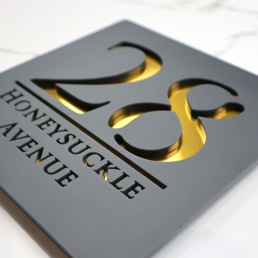 Bellissima S1 A5 House Sign