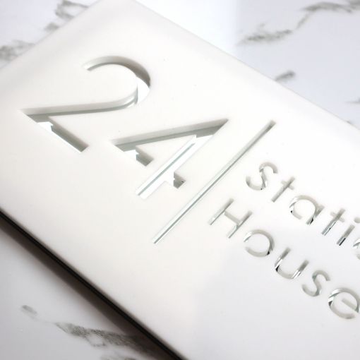 Bellissima H2 A4 House Sign