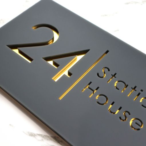 Bellissima H2 A4 House Sign