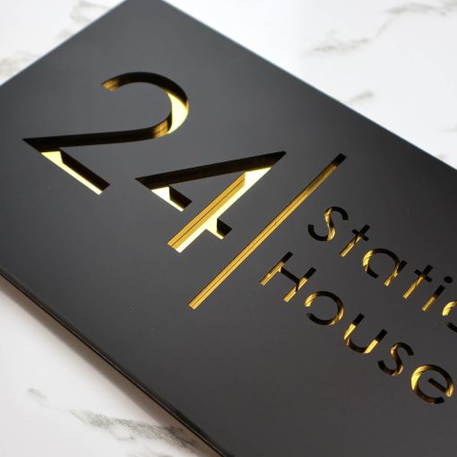 Bellissima H2 A4 House Sign