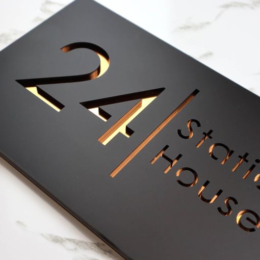 Bellissima H2 A4 House Sign