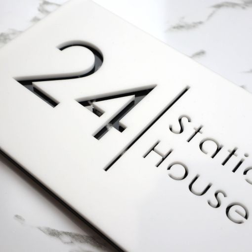 Bellissima H2 A4 House Sign