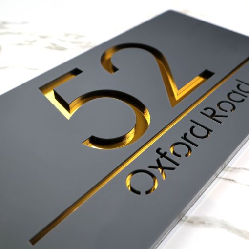 Bellissima H3 A4 House Sign