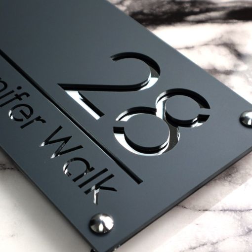 Luxe H1 A4 House Sign