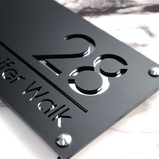 Luxe H1 A4 House Sign