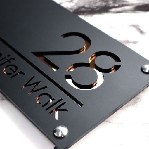 Luxe H1 A4 House Sign