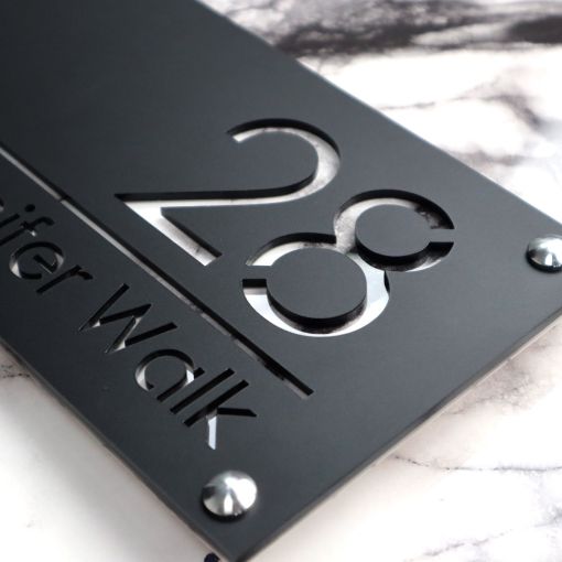 Luxe H1 A4 House Sign