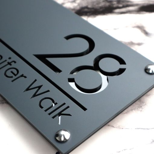 Luxe H1 A4 House Sign