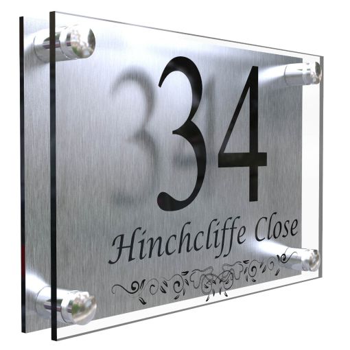 Decorative A4 House Sign