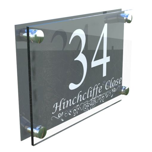 Decorative A4 House Sign