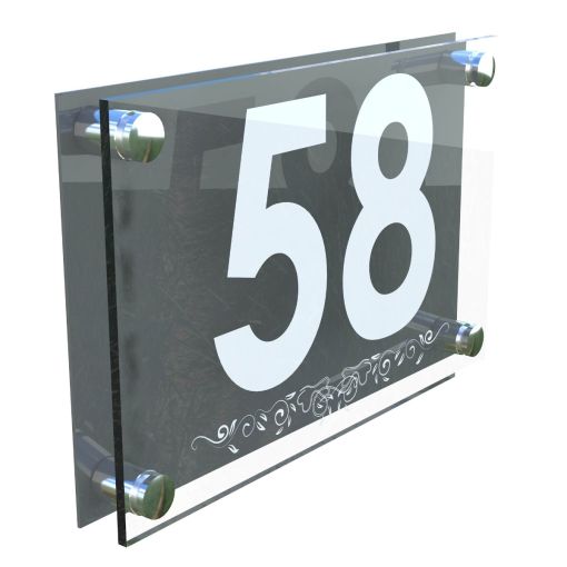 Decorative A4 House Sign