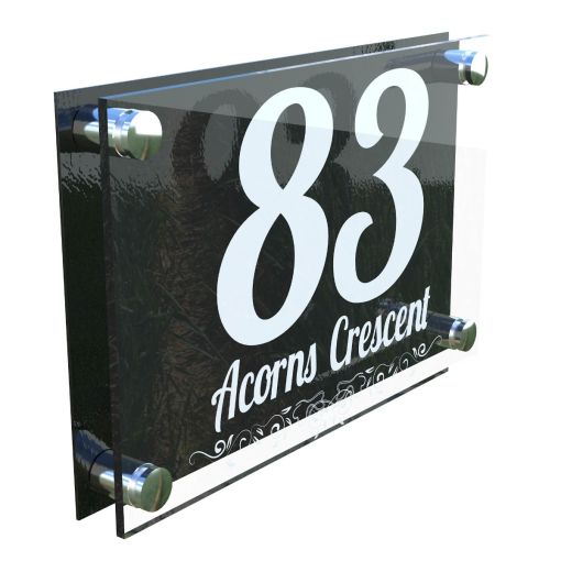 Decorative A4 House Sign