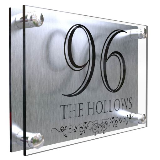 Decorative A4 House Sign