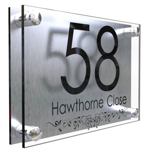 Decorative A4 House Sign