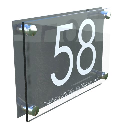 Decorative A4 House Sign