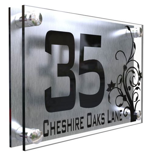 Decorative A4 House Sign