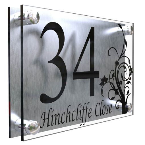 Decorative A4 House Sign