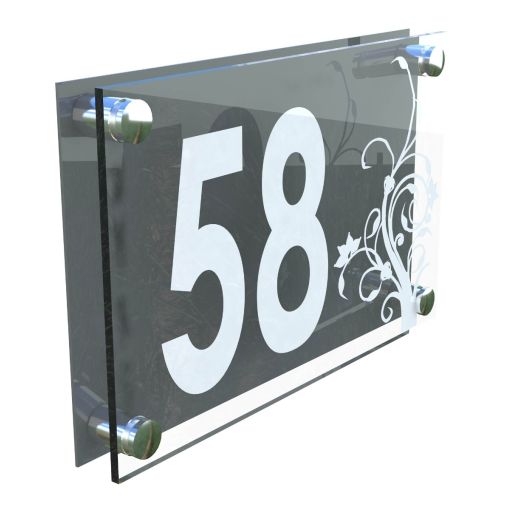 Decorative A4 House Sign