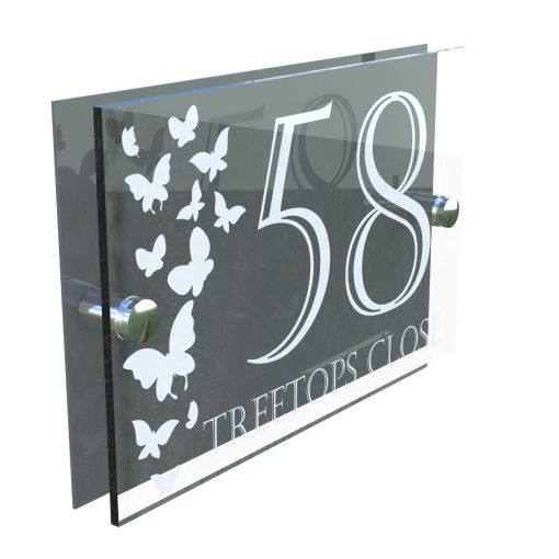 Decorative A5 House Sign