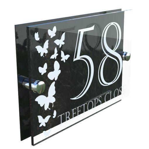 Decorative A5 House Sign