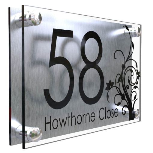 Decorative A4 House Sign