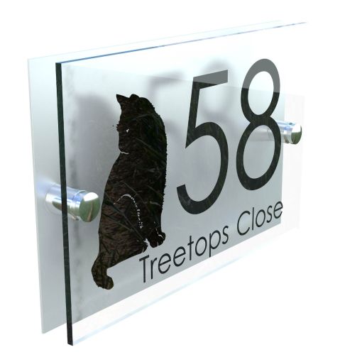 Decorative A5 House Sign