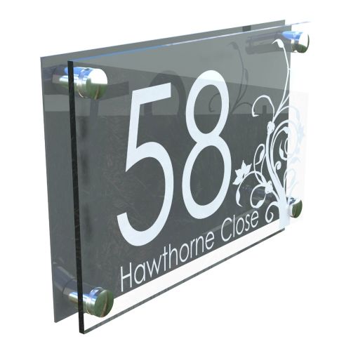 Decorative A4 House Sign