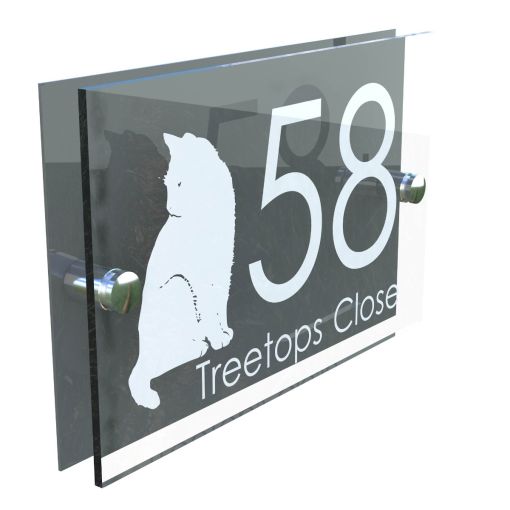 Decorative A5 House Sign