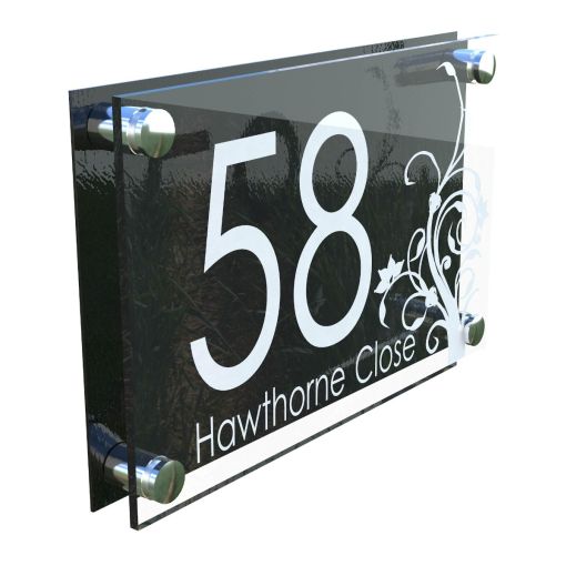 Decorative A4 House Sign