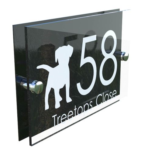 Decorative A5 House Sign