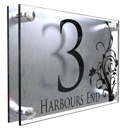 Decorative A4 House Sign